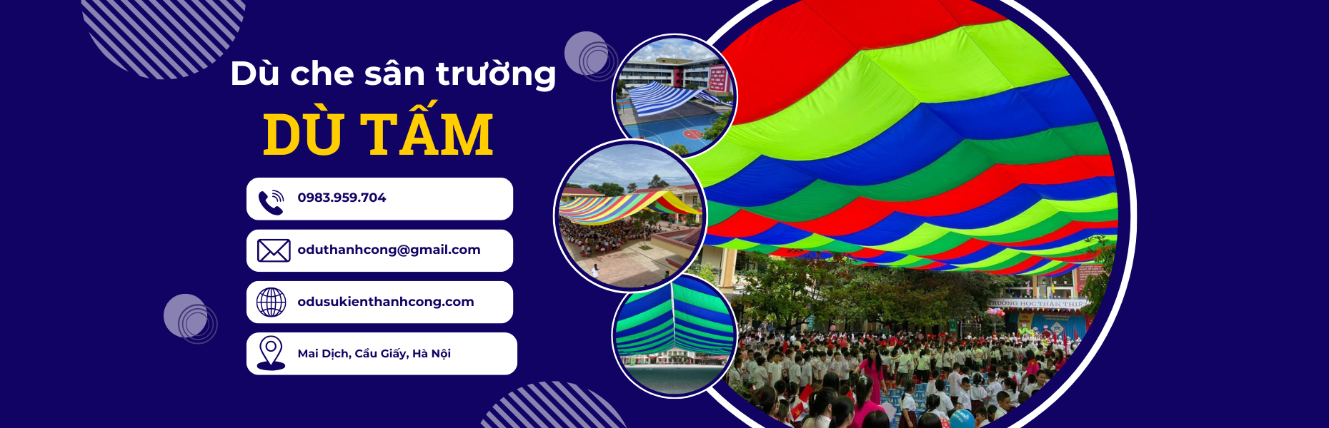 Banner dù tấm