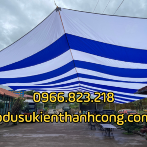 Dù 2 mái che trường học