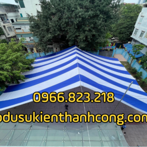 Ô dù che nắng kết hợp mô tơ kéo cáp