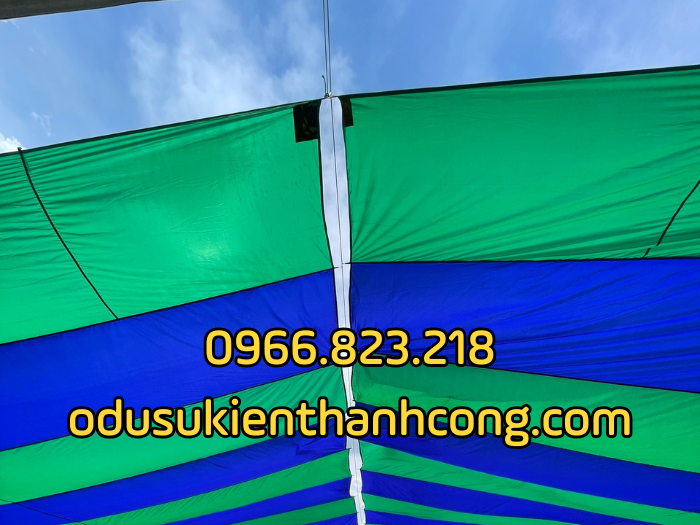 Dù 2 mái che nắng trường học sự kiện 