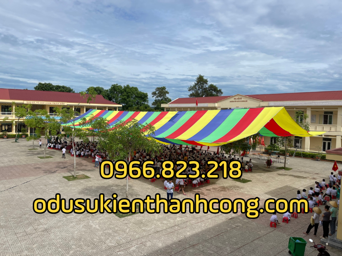 Tiêu Chí Chọn Dù Che Sân Trường