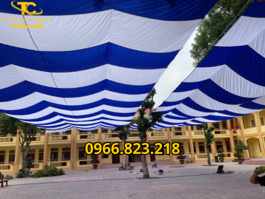 Dù che sân trường dạng tấm lớn